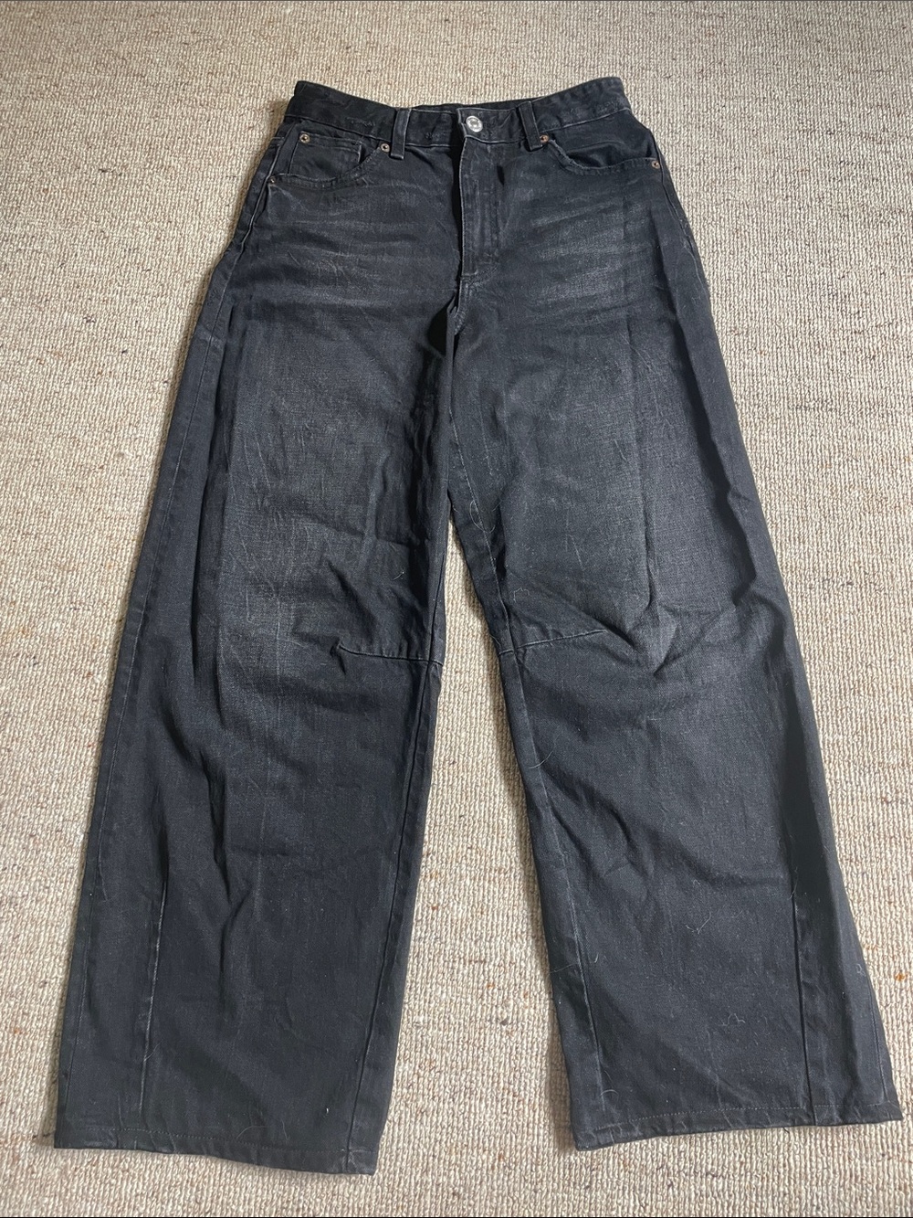 Zara Black Oversized Jeans
